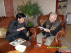 与刘典立先生 - 与毛体书法家郭文章先生 - 洛阳