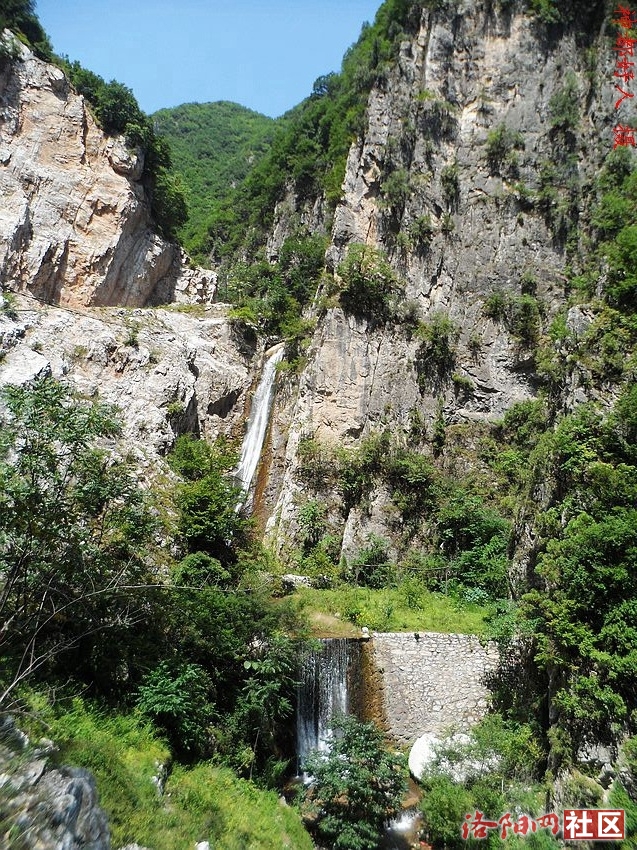 栾川白石崖王府沟风光照片