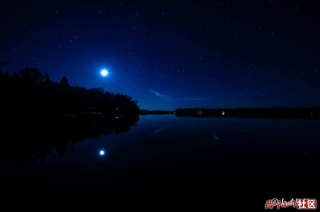 春湖月夜